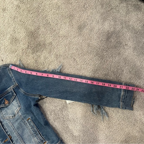Judy Blue Katie Fringe Denim Jean Jacket Women’s Sz S NWT - Picture 10 of 10